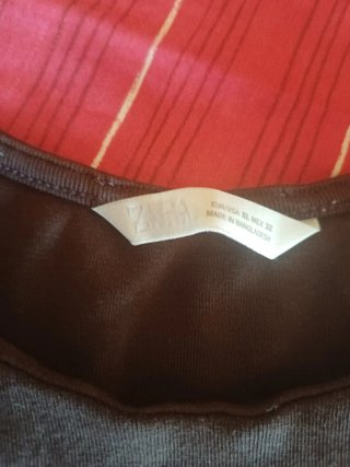 Lote Zara: Bermuda Lino L + Top XL. Zars +Cinturón