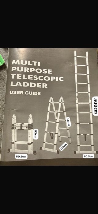 Escalera telescópica 5m