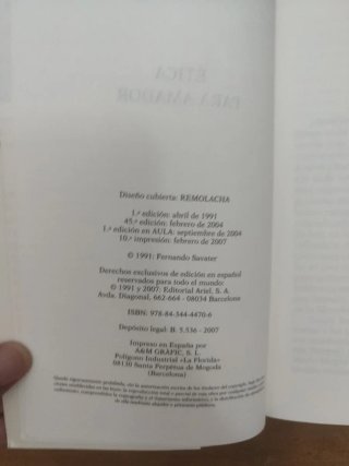 Etica Para Amador (Spanish Edition)