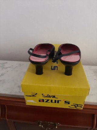 Zapatos Azur S Negros y Blancos