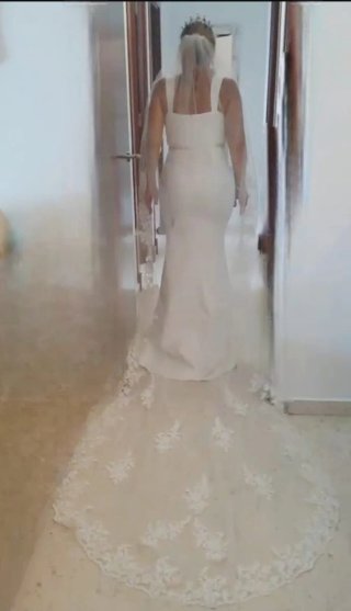 Vestido Novia + Velo + Corona + Zapatos