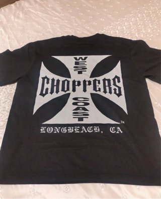 Camiseta Negra Choppers Talla L