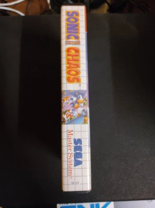 Caja y Manual Sonic Chaos Sega Master System