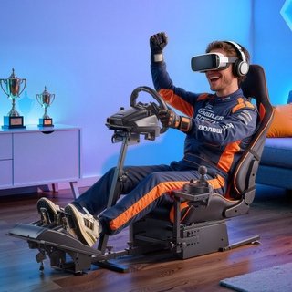 Soporte de volante de carreras, soporte de cockpit