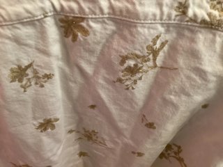 Chaqueta Zara floral beige y blanca mujer
