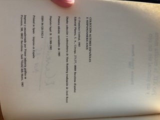 Lote primeras ediciones premio Planeta años 80
