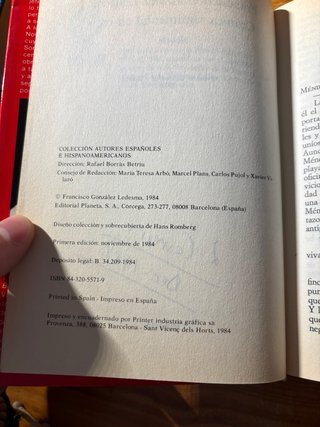 Lote primeras ediciones premio Planeta años 80