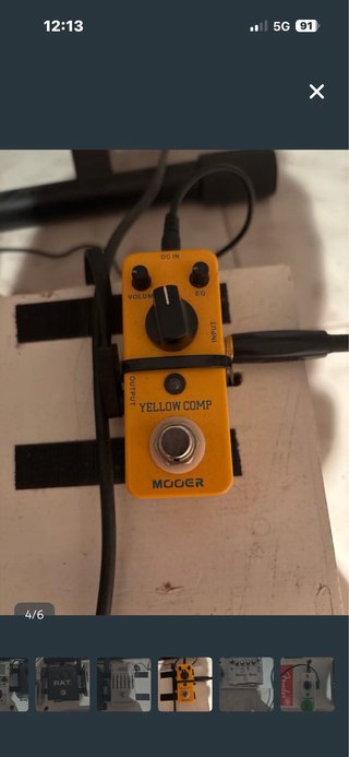 Mooer Yellow Comp Pedal Compresor Guitarra