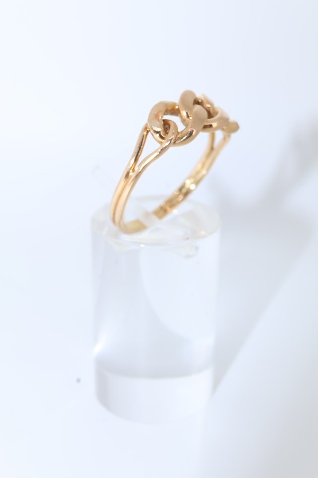 Anillo cadena oro 18K J-0902