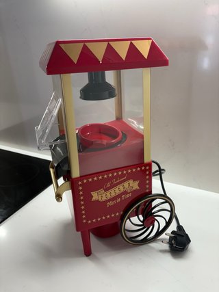 Máquina de Palomitas Roja Estilo Vintage
