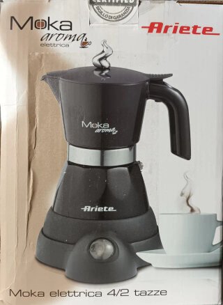 Cafetera Eléctrica Ariete Moka Aroma 4/2
