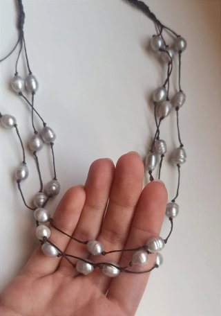 Collar de Perlas Naturales