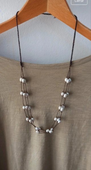 Collar de Perlas Naturales