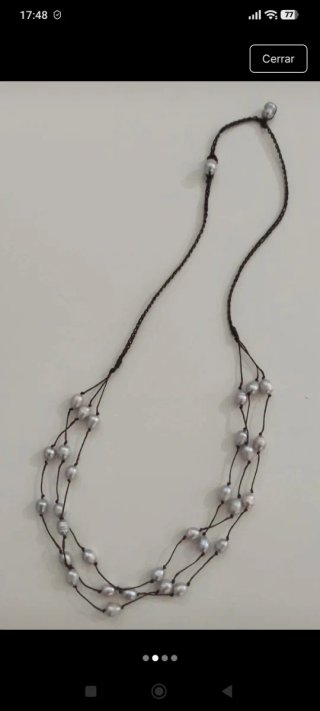 Collar de Perlas Naturales