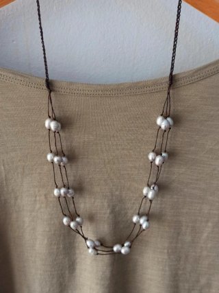 Collar de Perlas Naturales