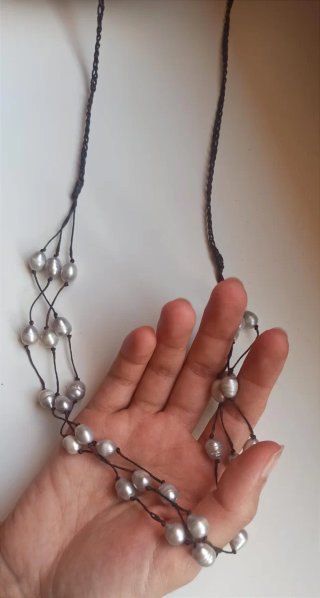 Collar de Perlas Naturales