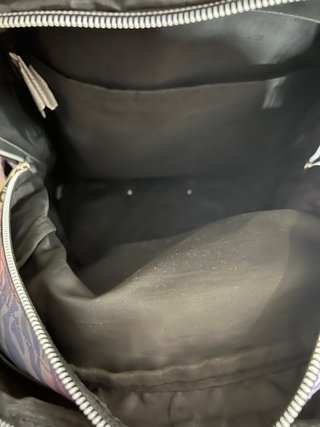 Mochila Totto con ruedas estampado malva
