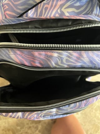 Mochila Totto con ruedas estampado malva