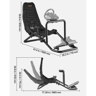 Soporte de volante de carreras, soporte de simulad