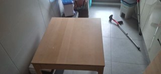 Mesa de cocina extensible madera