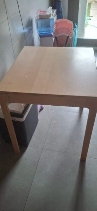 Mesa de cocina extensible madera
