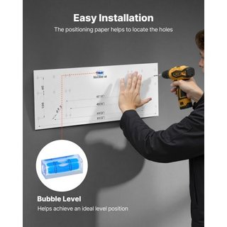 Estantería de garaje de pared de 2 niveles de alta