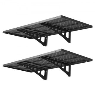 Estantería de garaje de pared de 2 niveles de alta