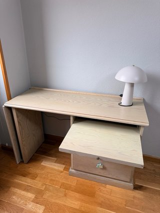 Cama nido con escritorio madera
