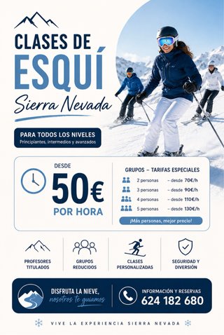 Clases de esqui en Granada