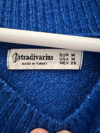 Jersey azul Stradivarius talla M