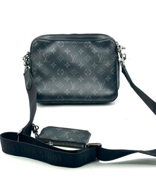 Bolso Louis Vuitton Trio Messenger Negro/Gris