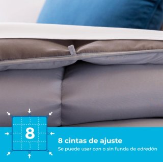 Linenspa Edredón nórdico de microfibra 135 x 200