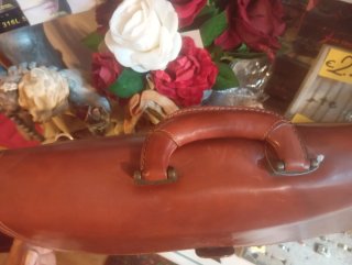 Borsa da lavoro in pelle marrone