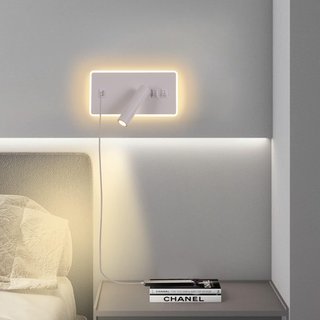 Lámpara de pared LED giratoria dormitorio