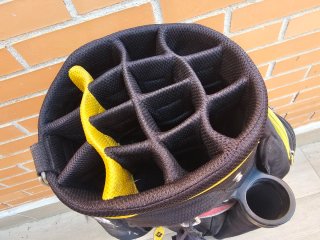 Bolsa de Golf Bridgestone Negra y Amarilla
