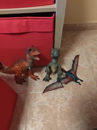 Lote Juguetes Dinosaurios y Pterodáctilo