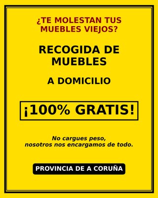 Recogida de muebles