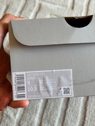 Nike Air Force 1 Bianche Tg.42.5 con Box