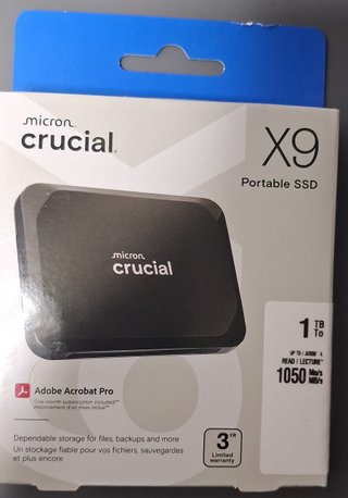 Crucial X9 1TB SSD Portátil 1050MB/s