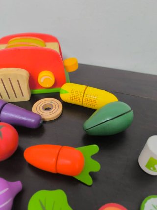 Juguetes de cocina madera