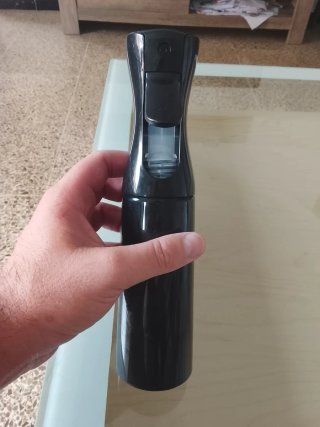 Pulverizador Peluquería Negro