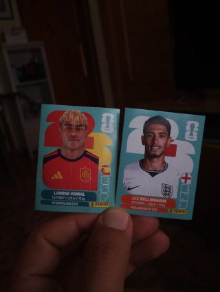 Cromos Mundial Lamine Yamal y Jude Bellingham 5e