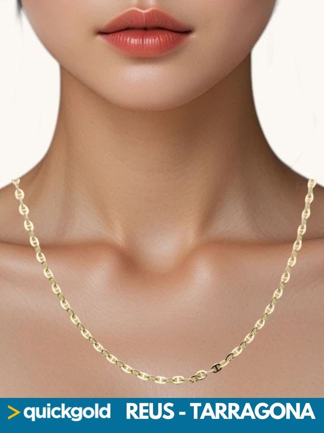 035-947 CADENA ORO 18K CALABROTE 60CM