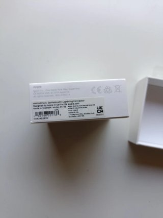 Caja vacía EarPods Apple Lightning