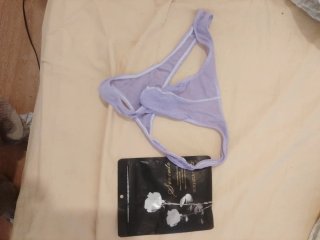Tanga hombre morado talla única