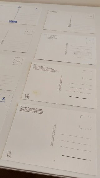 Lote de 12 Postales de la región de Provenza