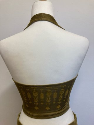 Completo vintage gonna pantalone e top
