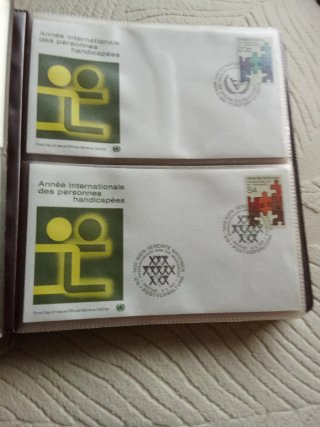 Álbum Postal ONU Administración Anual