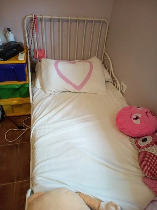 Cama infantil blanca