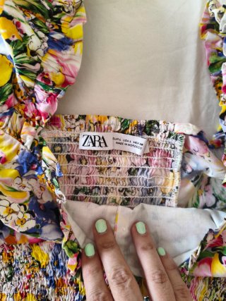 Top floral Zara